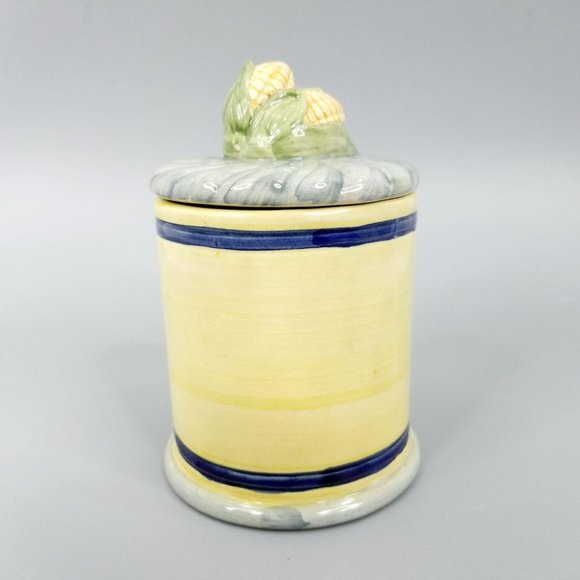 Tomatoes Corn Small Canisters Vegetables Retro Set - Picture 5 of 8